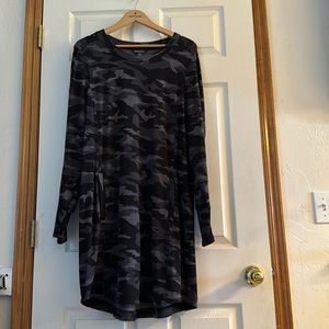 Athlete Black and Gray Camo Dress